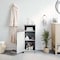 Flash Furniture Vega Bathroom Storage Cabinet Organizer w/Magnetic Closure Door, In-Cabinet Adjustable Shelf FS-VEGA-BATH-3-GY-GG - alternate 8